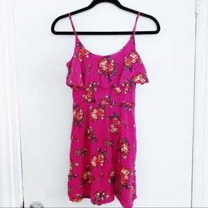 Pink floral sundress